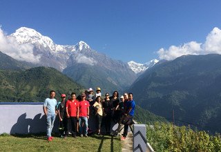 Annapurna Paronama Trek pour Familles avec Rafting et parc Chitwan, 14 Jours
