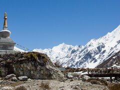 Royalty-Free Peaks in Nepal