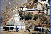 Unterhalb Gaurishankar, Rolwaling Valley, Camping Trek 20 Days, abseits der herkömmlichen Wege...