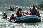 Rafting, Tagesausflug mit der Familie