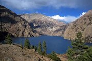 Upper Mustang Upper Dolpo, trekking de camping via Ghami-La Pass (Bhanjyang), 32 jours