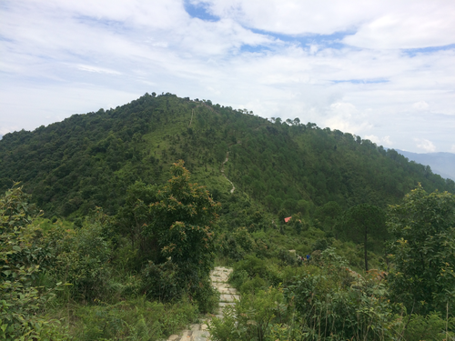 A private day hiking trip to Champa Devi 