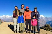 Annapurna Paronama Trek pour Familles avec Rafting et parc Chitwan, 14 Jours