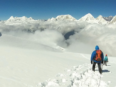 Le sentier du Himalaya, route alpine, route de trekking