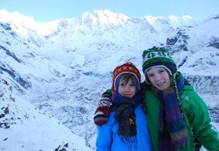 Trek Camp de base avec des enfants d'Annapurna, 14 Jours