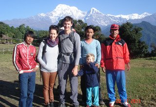 Dhampus-Australian Camp Easy Trek pour les familles, 7 Jours