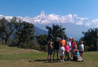 Dhampus-Australian Camp Easy Trek pour les familles, 7 Jours