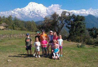 Dhampus-Australian Camp Easy Trek pour les familles, 7 Jours