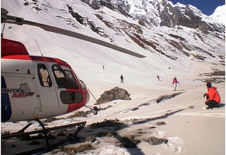 HELICOPTER FLUG ANNAPURNA BASE CAMP