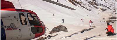 Reservez maintenant Vol de hélicoptère au Annapurna Base camp