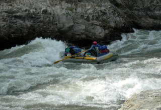 Fleuve de Sunkoshi, 9 nuits de camping