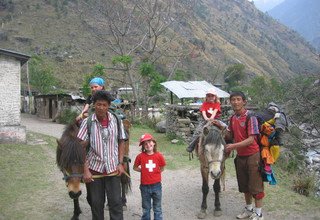 Randonnée à cheval dans la vallée du Langtang (avec ou sans enfants), 11 Jours