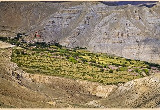 Upper Mustang Upper Dolpo, trekking de camping via Ghami-La Pass (Bhanjyang), 32 jours