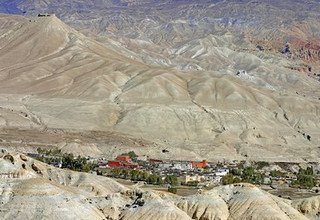 Upper Mustang Upper Dolpo, trekking de camping via Ghami-La Pass (Bhanjyang), 32 jours