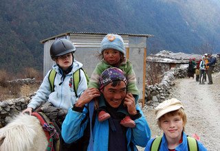 Langtang Classic Family Lodge Trek, 9 Days 29 March to 06 April 2014