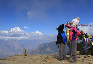    Poon Hill-Ghorepani-Ghandruk Circuit Family Lodge Trek, 9 Days, From 21-December to 29-December -2016