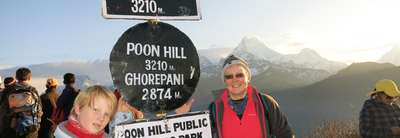 Ghorepani-Poon Hill Family Lodge Trek and Chitwan Tour, March-April 2013