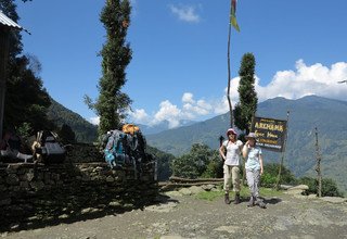 ABC Challenging Family Lodge Trek and Chitwan Tour 25 Days, 21 Sep to 15 Oct 2012