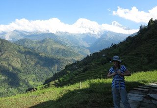 ABC Challenging Family Lodge Trek and Chitwan Tour 25 Days, 21 Sep to 15 Oct 2012