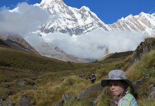 ABC Challenging Family Lodge Trek and Chitwan Tour 25 Days, 21 Sep to 15 Oct 2012