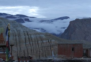 The Forbidden Kingdom Upper Mustang, Lodge Trek 8 Days flight back by Heli 25 Aug to 31 Aug 2013