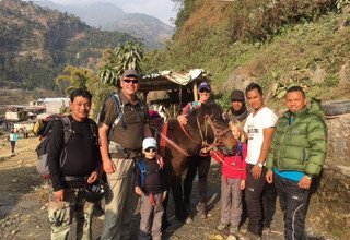 Randonnée à cheval au panorama de l'Annapurna (avec ou sans enfants), 10 Jours