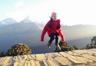 Annapurna Panorama Trek for families combined White Water Rafting and Chitwan Tour, 14 Days