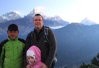 Annapurna Panorama Trek for families combined White Water Rafting and Chitwan Tour, 14 Days