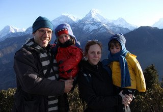 Annapurna Panorama Trek for families combined White Water Rafting and Chitwan Tour, 14 Days