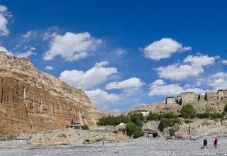 The Ancient Wall City of Lo-Manthang in Upper Mustang Lodge Trek, 16 Days