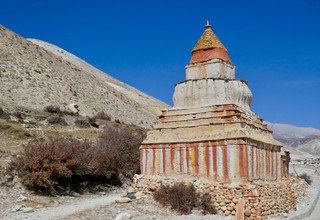  The Ancient Wall City of Lo-Manthang in Upper Mustang Lodge Trek, 16 Days
