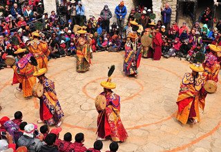 Tiji Festival in Upper Mustang Lodge Trek 12 Jours, 2024 (Tour le plus court possible)