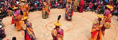 Tiji Festival in Upper Mustang Lodge Trek 12 Jours, 2024 (Tour le plus court possible)