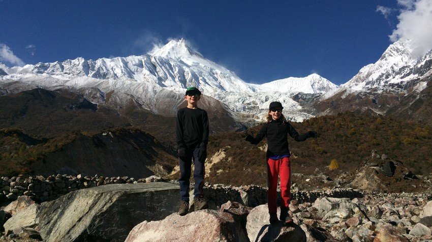 During Manaslu Circuit Trek