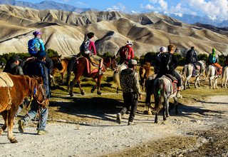 Randonnée à cheval vers l'Upper Mustang, 15 Jours