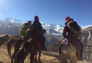 Randonnée à cheval vers l'Upper Mustang, 15 Jours