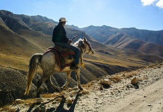 Randonnée à cheval vers l'Upper Mustang, 15 Jours