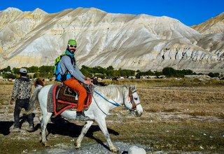 Randonnée à cheval vers l'Upper Mustang, 15 Jours