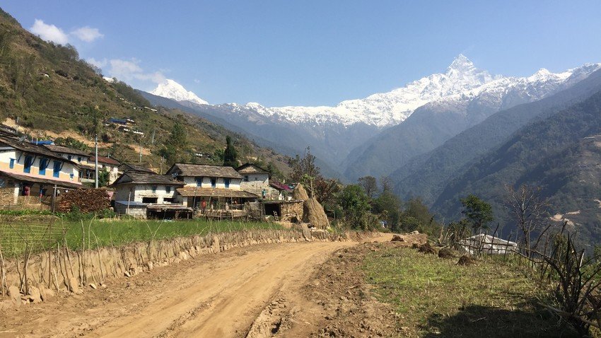 Mardi Himal Trek route