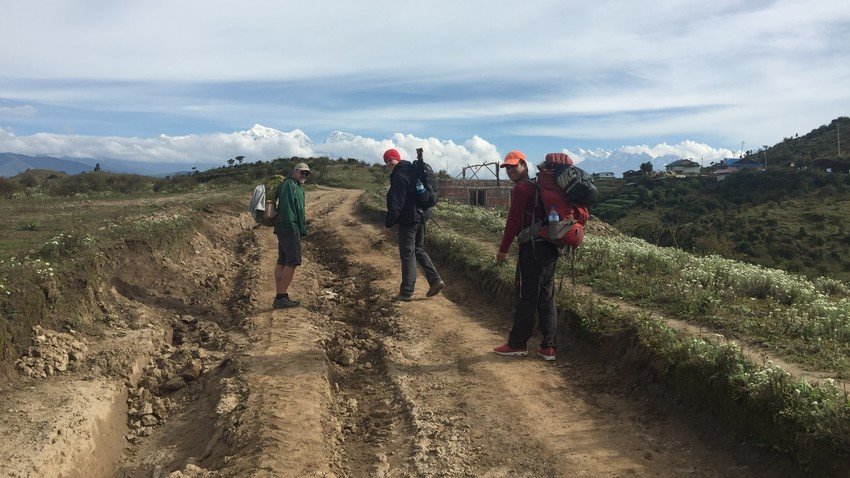 On the way to Pikey Peak Trekking