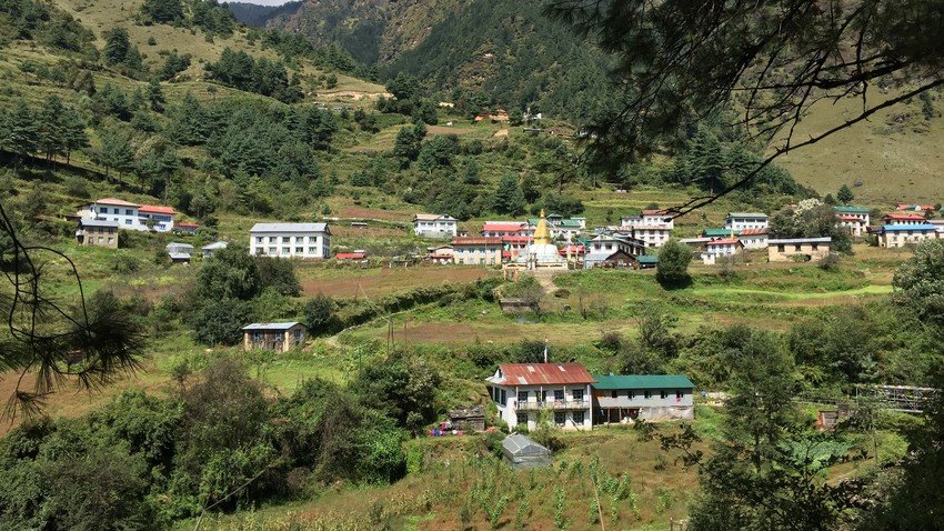 Junbesi Village during Pikey Peak Trekking