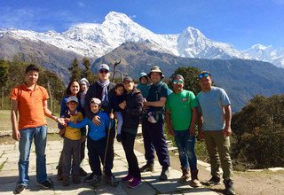 Annapurna Panorama Trek for families combined White Water Rafting and Chitwan Tour, 14 Days