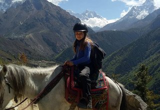 Randonnée à cheval au panorama de l'Everest (avec ou sans enfants), 10 Jours