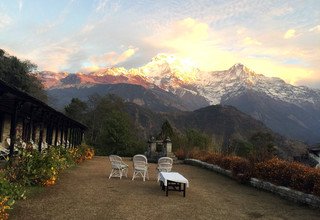 Trek du lodge de luxe dans l'Annapurna, 10 Jours