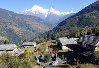 Trek du lodge de luxe dans l'Annapurna, 10 Jours
