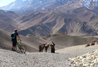 Upper Mustang Mountain Biking Tour, 16 Days