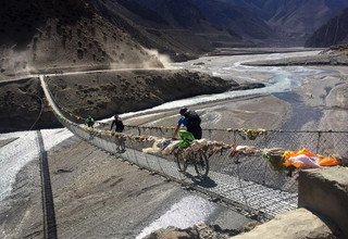 Upper Mustang Mountain Biking Tour, 16 Days