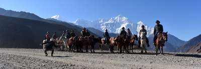 Randonnée à cheval vers l'Upper Mustang, 15 Jours