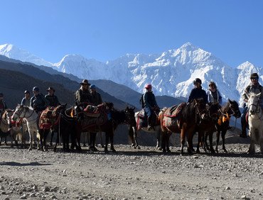 Randonnée à cheval vers l'Upper Mustang, 15 Jours